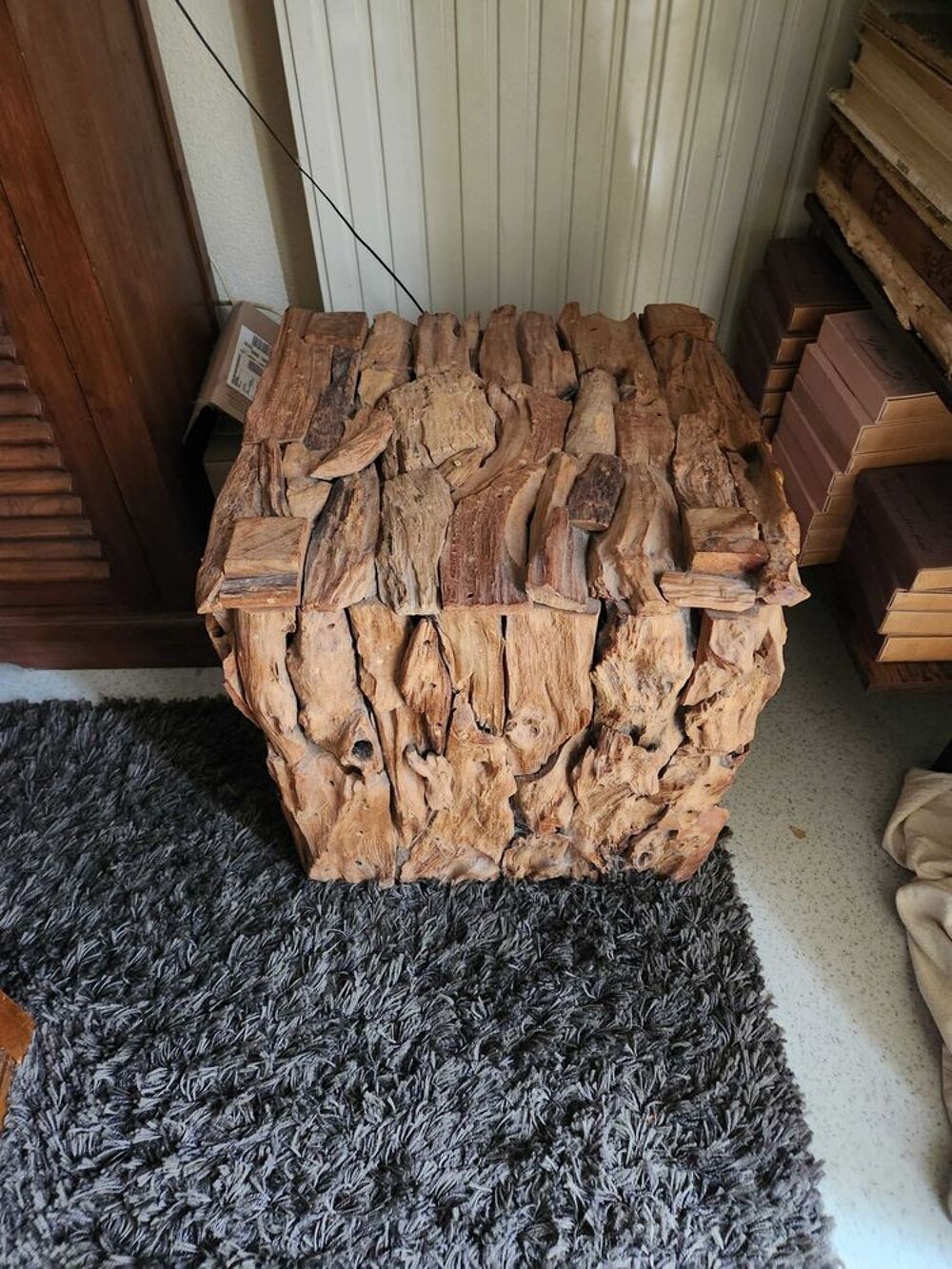 superbe+table+en+bois+flott&eacute; Meubles