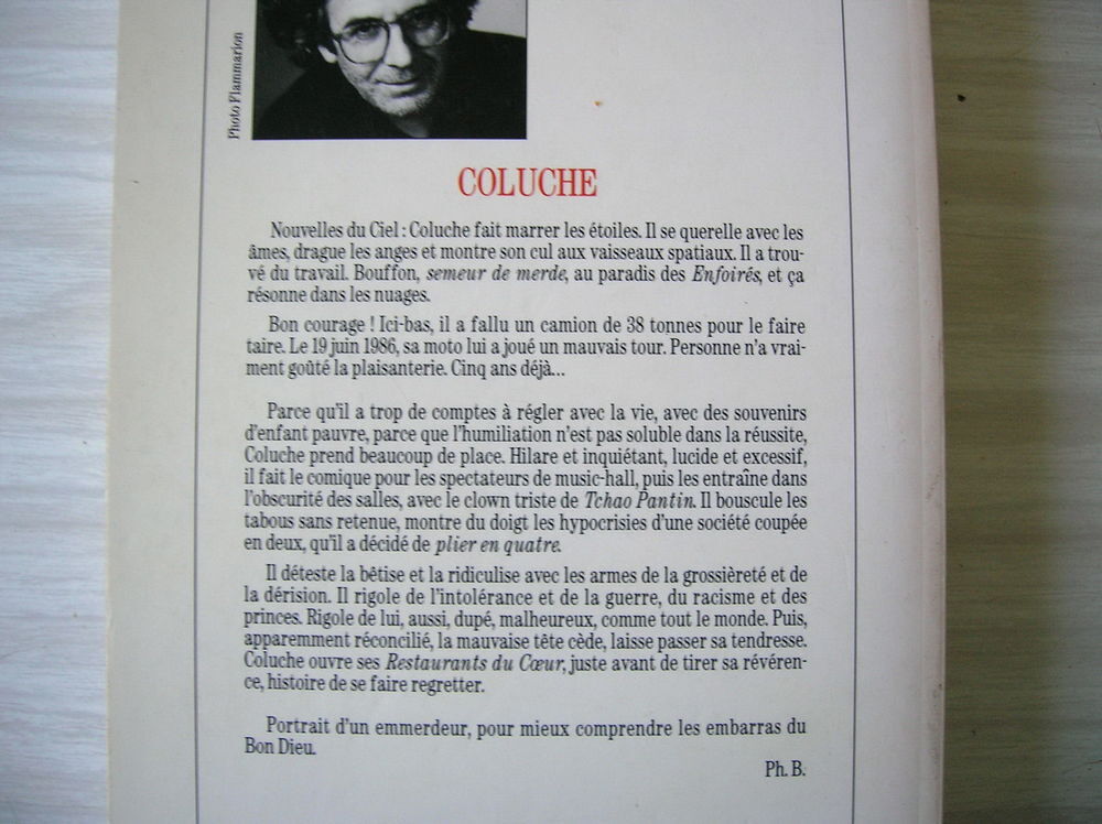 COLUCHE par BOGGIO Livres et BD