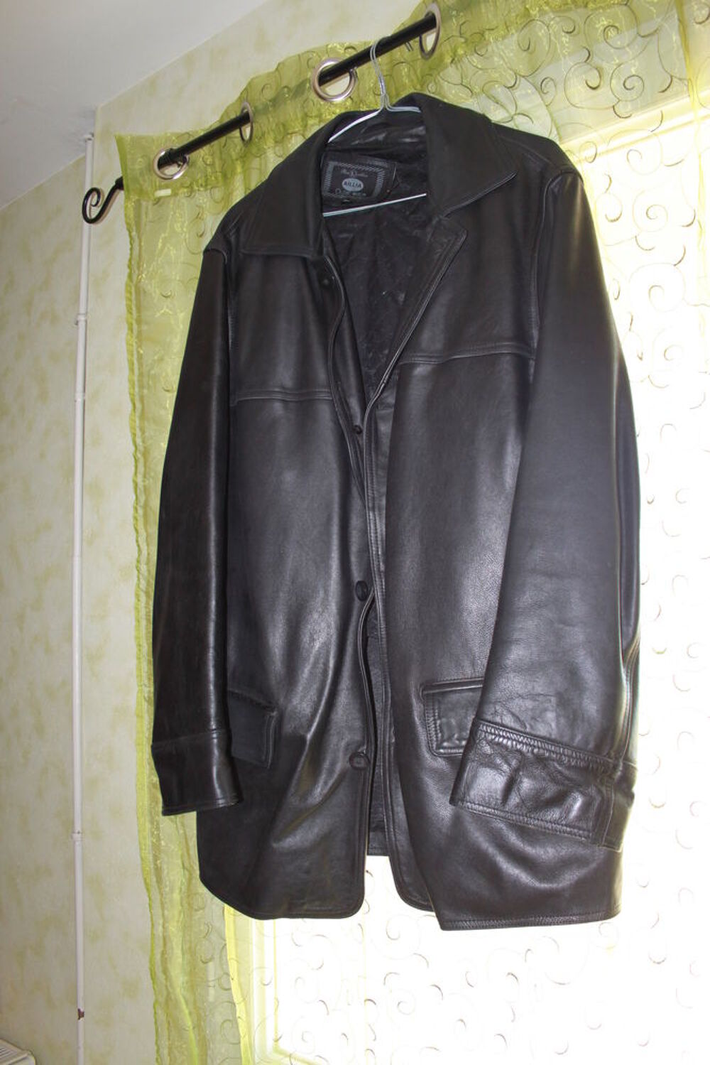 Manteau en cuir Vêtements