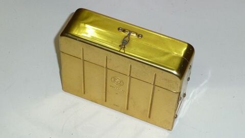 Répertoire / Mini Classeur RESISTO en laiton jaune - RARE - 80 Cellule (63)