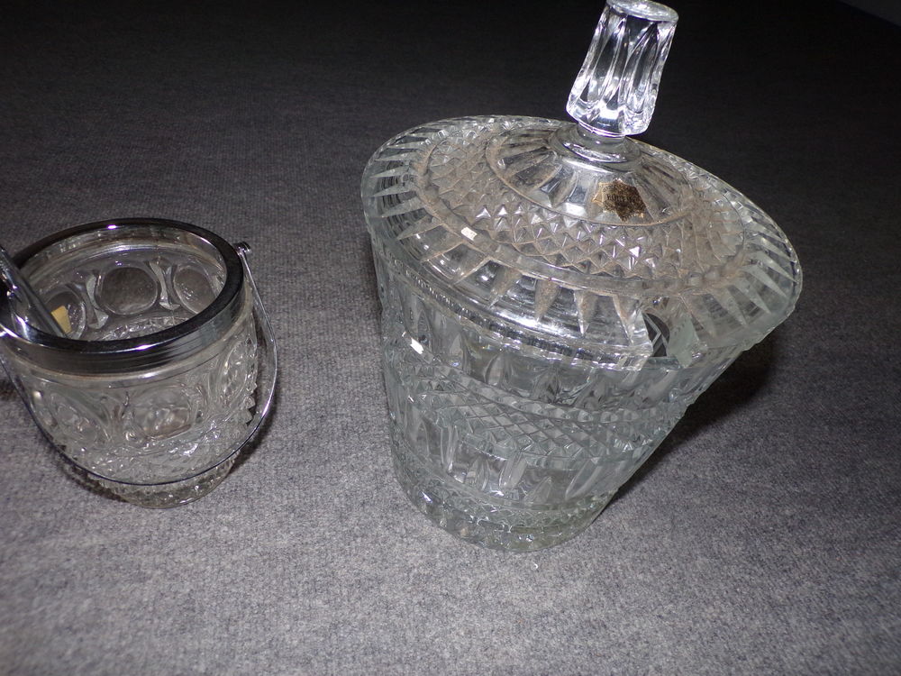 seau a glace neuf + seau a punch cristal de baccarat neuf Décoration