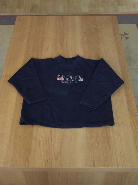 Sweat col rond, Bleu marine, 8�ans (126�cm) TBE 5 Bagnolet (93)