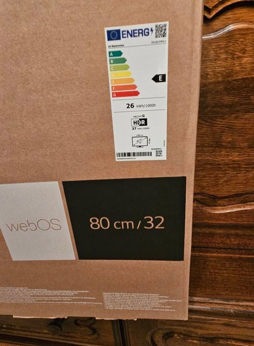 T&Eacute;L&Eacute;VISEUR LG 32LQ 63 80cm
100 € Photos/Video/TV