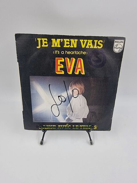 Vinyle 45 tours Eva : Je m'en Vais (It's a Heartache)  4 Vulbens (74)