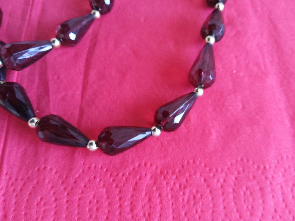 COLLIER &quot;GOUTTES&quot; marron Bijoux et montres