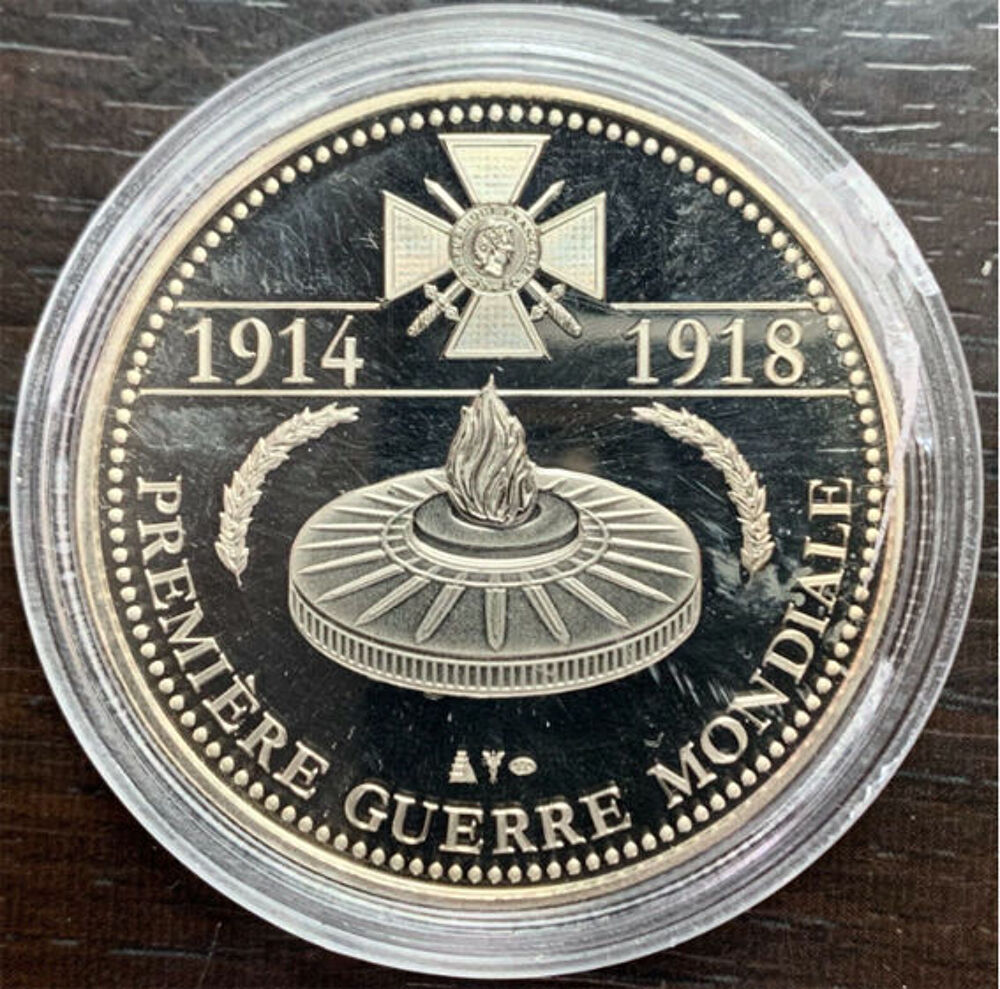 France, M&eacute;daille, Centenaire de la Premi&egrave;re Guerre Mondiale 