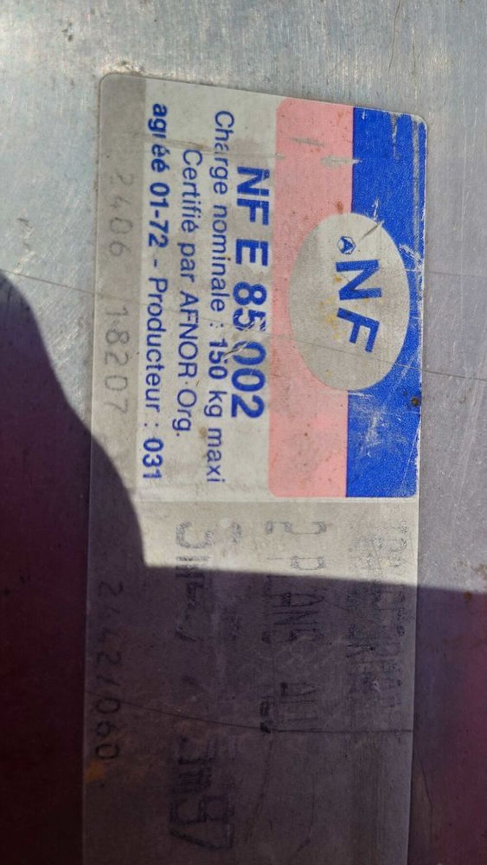 Grande &eacute;chelle en aluminium Bricolage