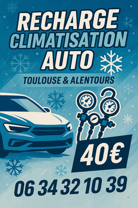 Recharge clim automobile 0 31000 Toulouse