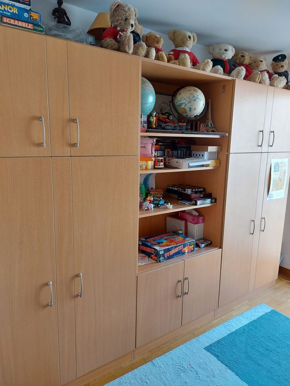 Lits ARLITEC escamotables avec Biblioth&egrave;ques et Penderie Meubles