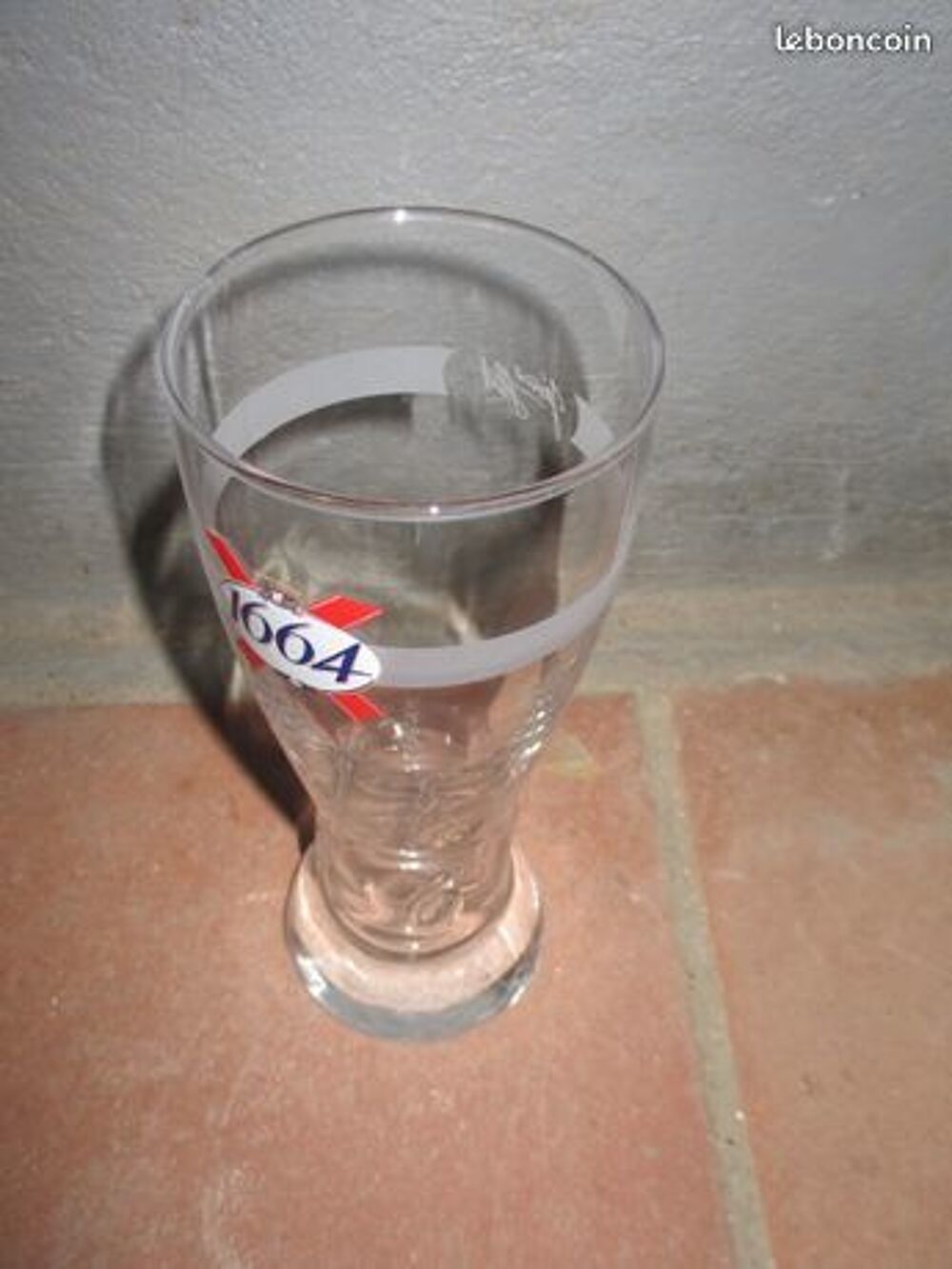 6 verres &agrave; bi&egrave;re 1664 estampill&eacute;s - 25 ml - neuf Décoration