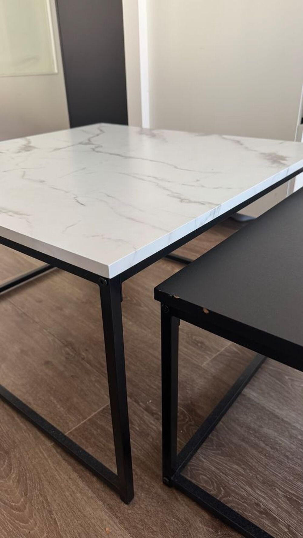 Tables basses gigognes effet marbre Meubles