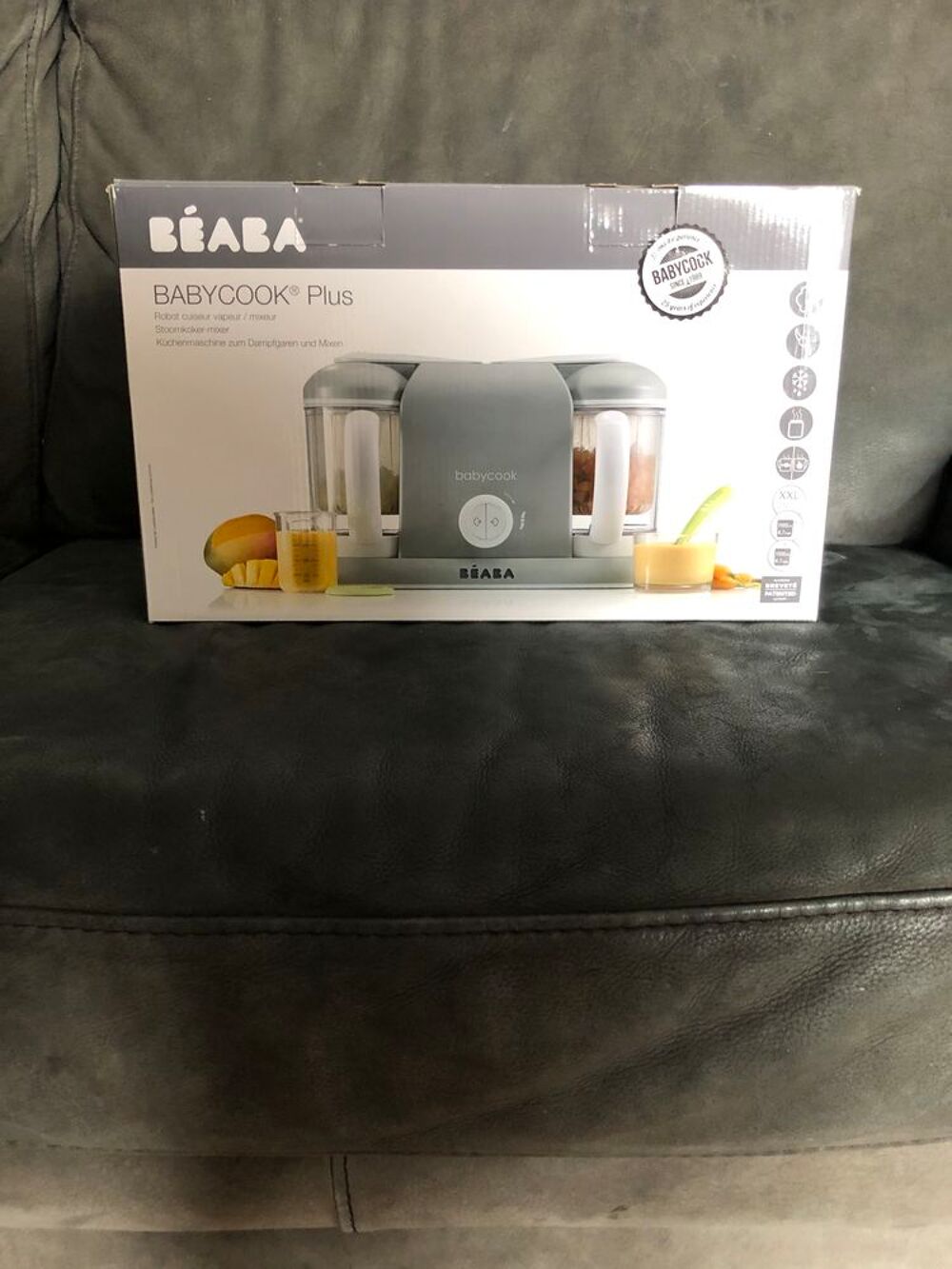 Babycook duo XXL gris de B&eacute;aba Puériculture