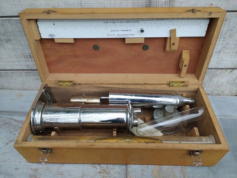 Coffret &Eacute;bulliographe Barus Instrument Oenologique / Vigne 