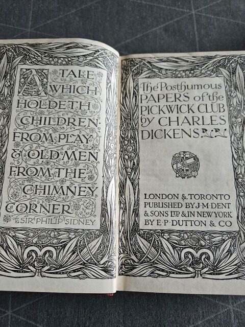Vieux Dickens en anglais Ed.1923 0 Villars (42)
