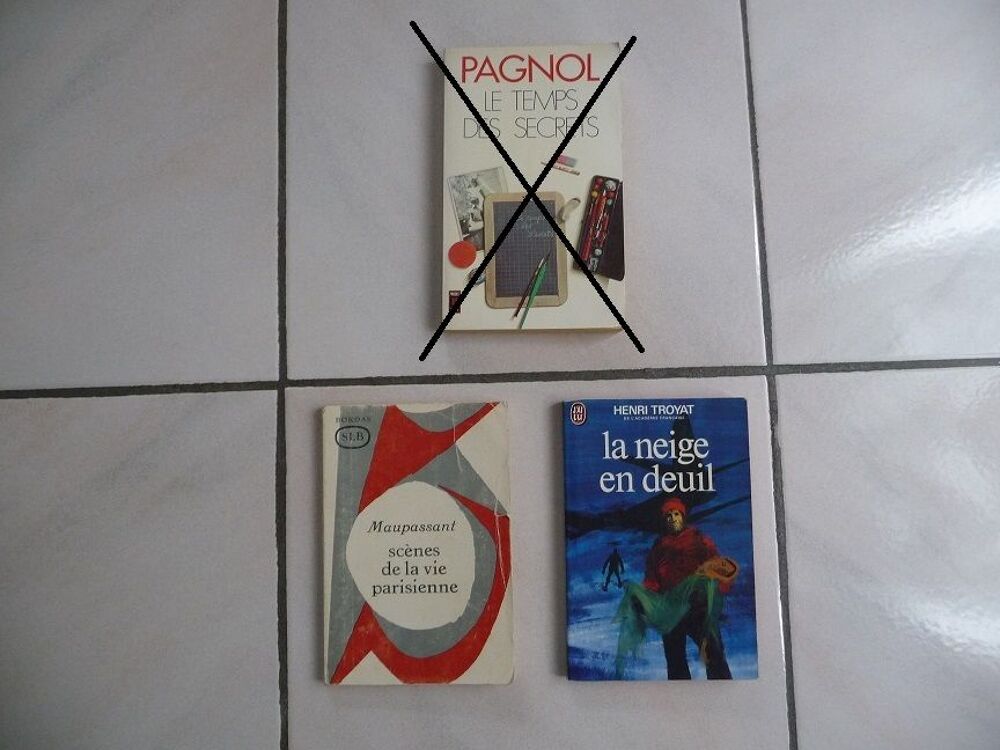 2 Livres MAUPASSANT et TROYAT Livres et BD