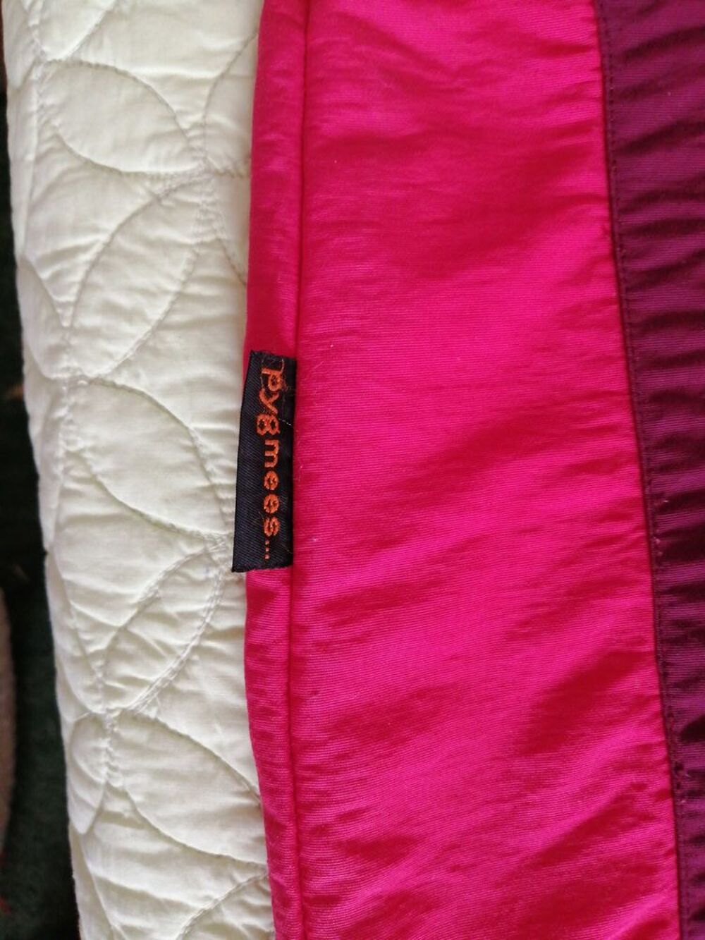 jupe longue coton rouge, orange et marron Vêtements