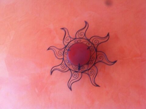 Aplique soleil fer forg� Soleil 20 Saint-�tienne-de-Crossey (38)