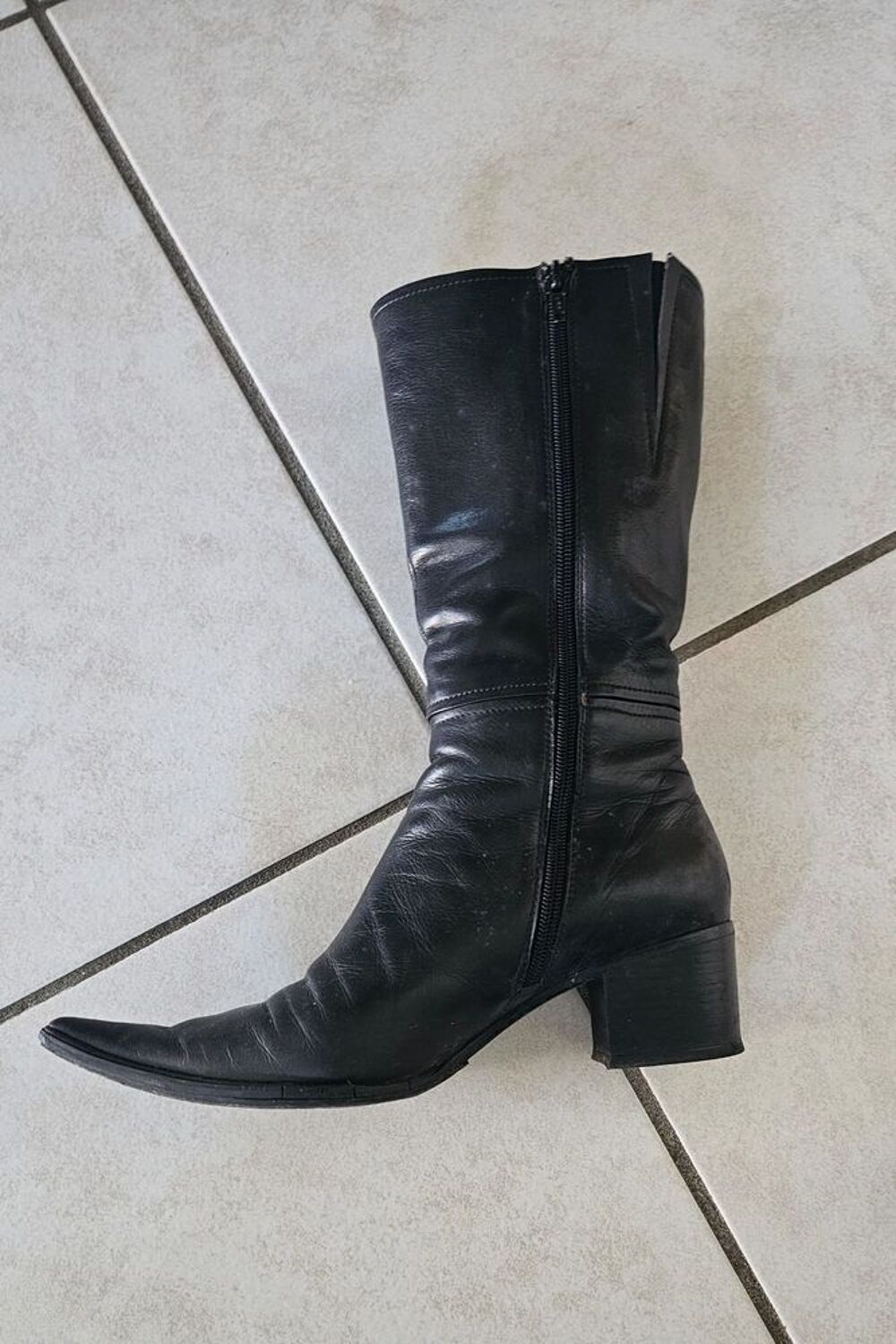 Bottes cuir Chaussures