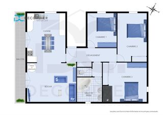  Appartement � vendre 4 pi�ces 91 m�