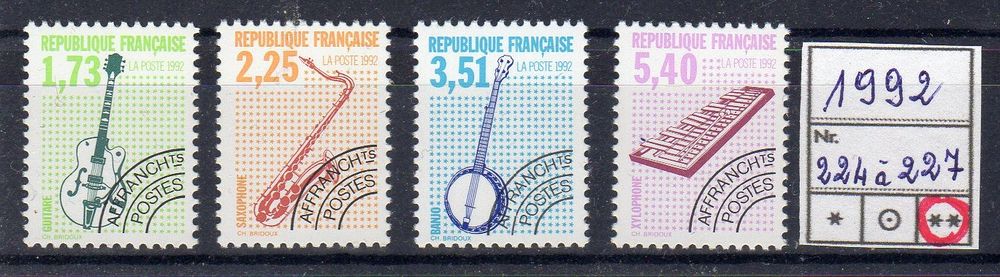 TIMBRES FRANCE 
PREOBLITERES
N** 