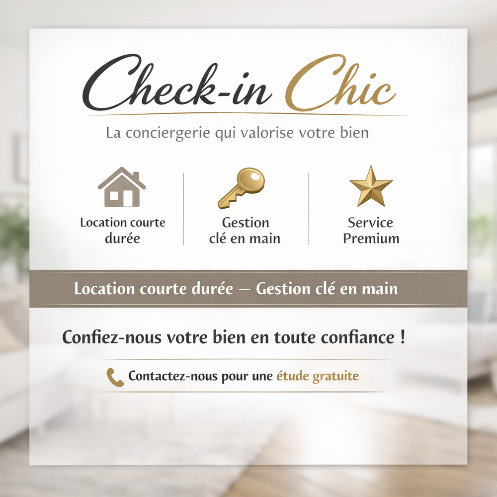   Conciergerie Check-in Chic Airbnb & Booking Vendée  