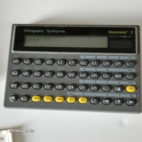 Collector, le dicotronic2, correcteur d'orthographe, 1 147 0 30 Saumur (49)