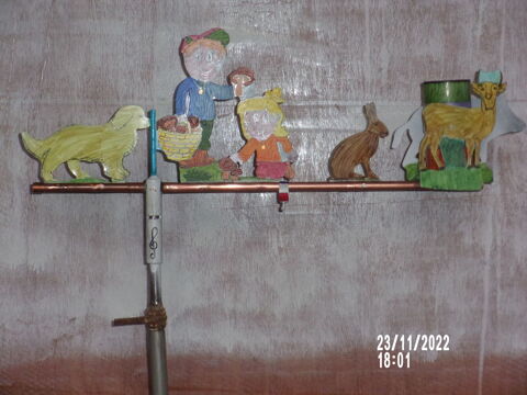 Girouettes.Artisanal, Maquette. 250 Montaigut (63)