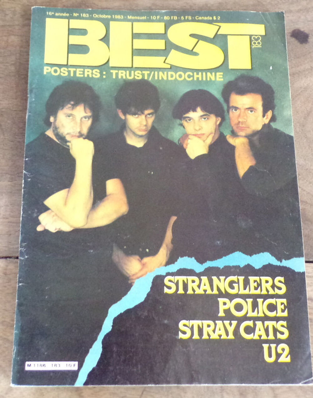 Best revue n&deg; 183 Stranglers Police U2 Livres et BD