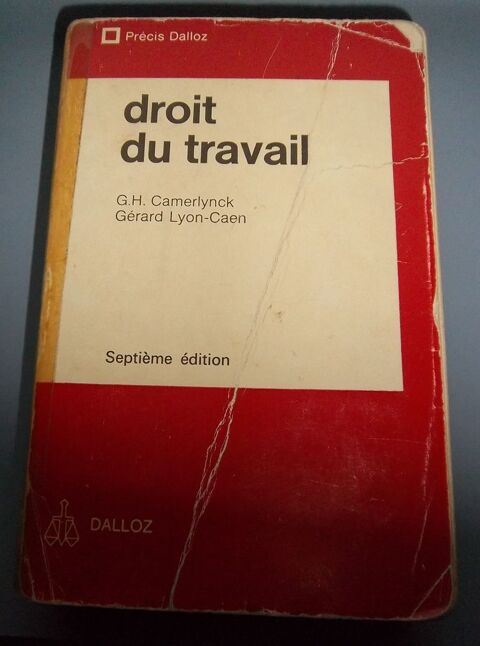 Dalloz droit du travail septi�me �dition 2 Colombier-Fontaine (25)