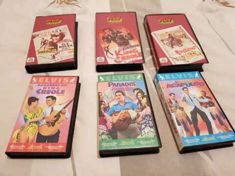 lot de vhs cassette vid�os d elvils presley 50 M�rignac (33)