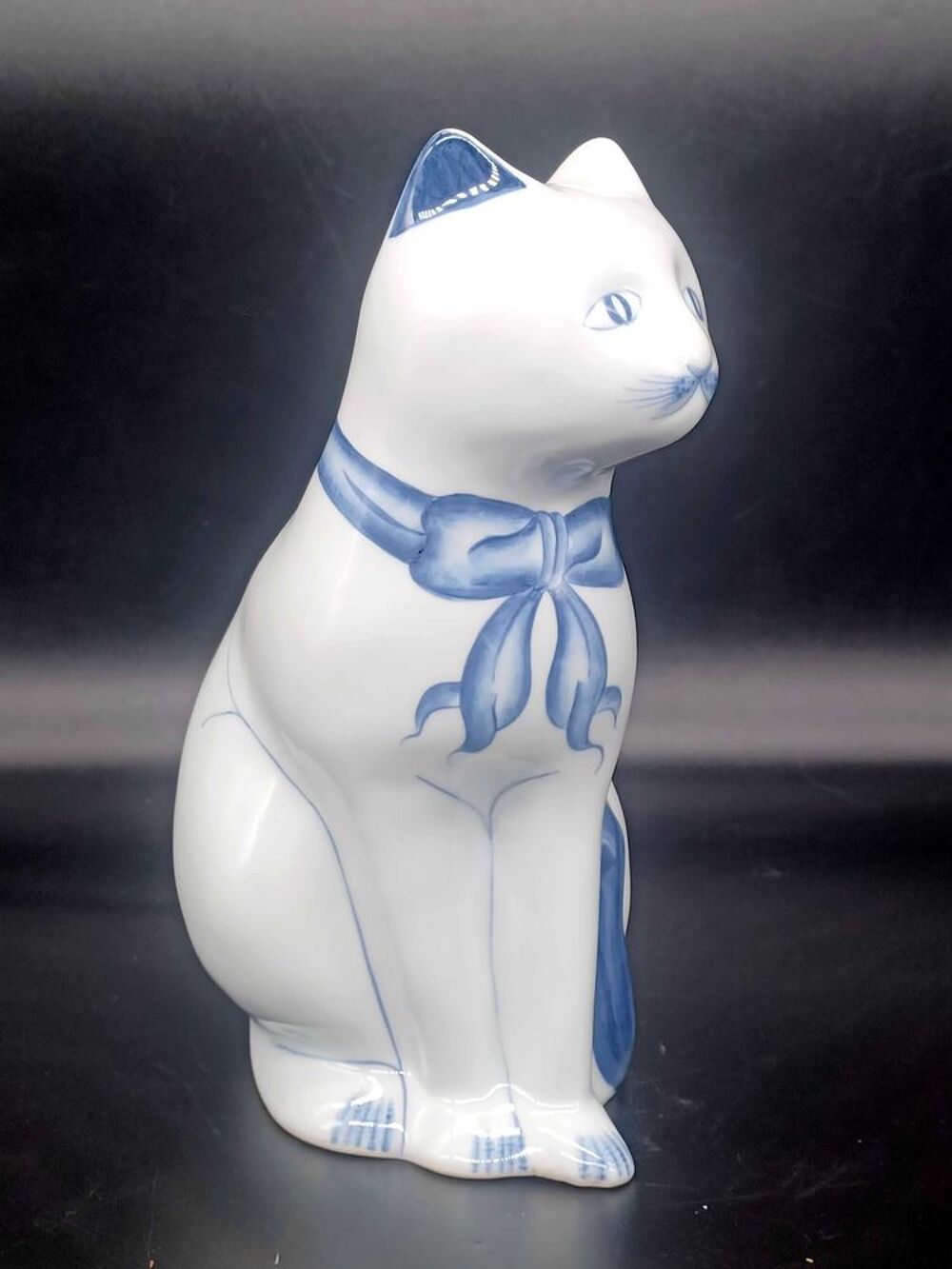 Statue Figurine Chat f&eacute;lin en c&eacute;ramique vdsa Décoration