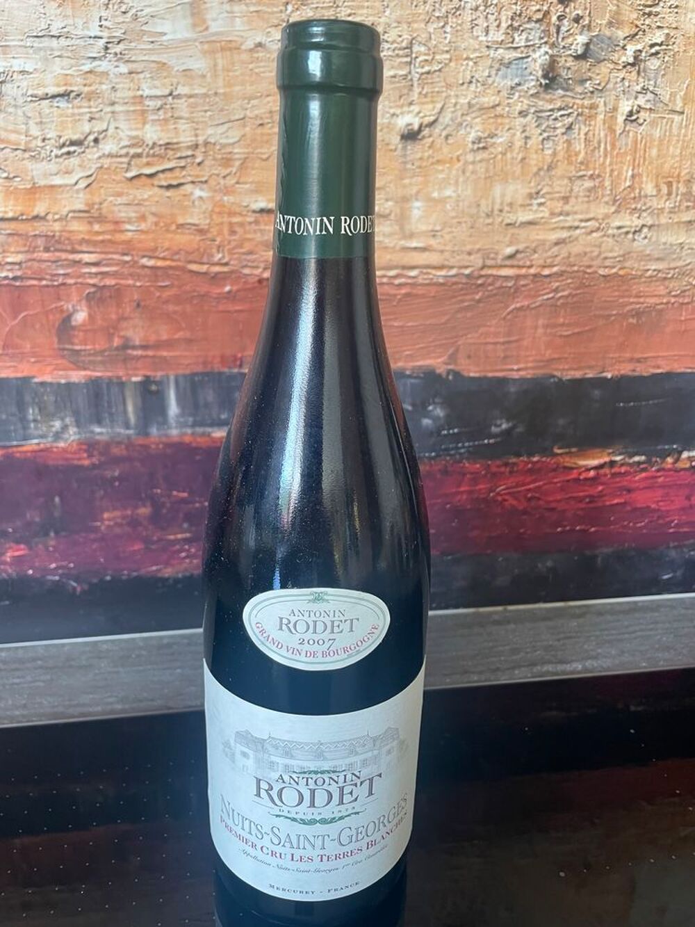 1 BT NUITS St GEORGES 1er Cru 2007 Les Terres Blanches RODET Cuisine
