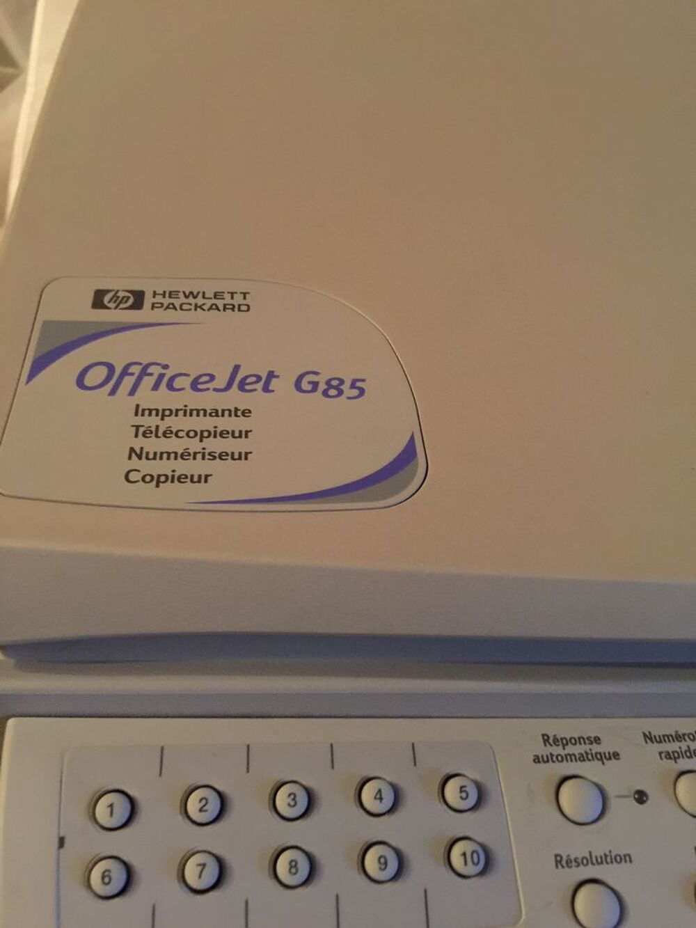 HP OfficeJet G85 Tout en un
Matériel informatique
