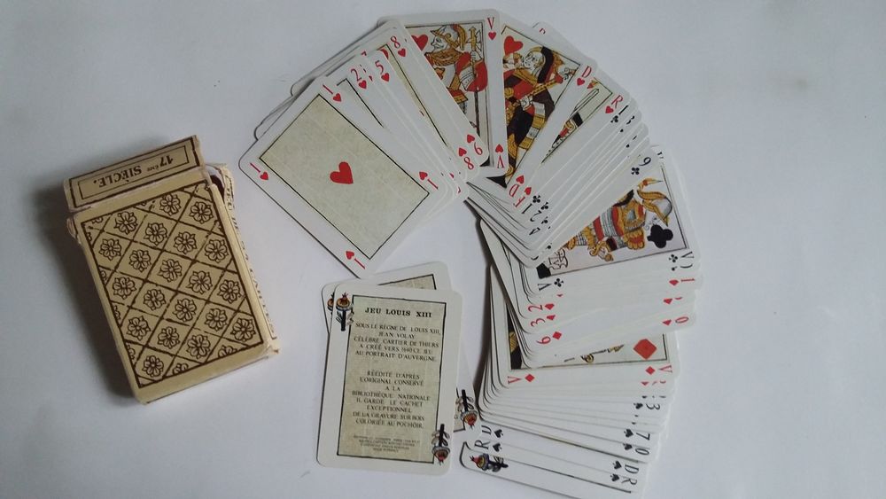 Jeu de cartes Dusserre : Louis XIII 