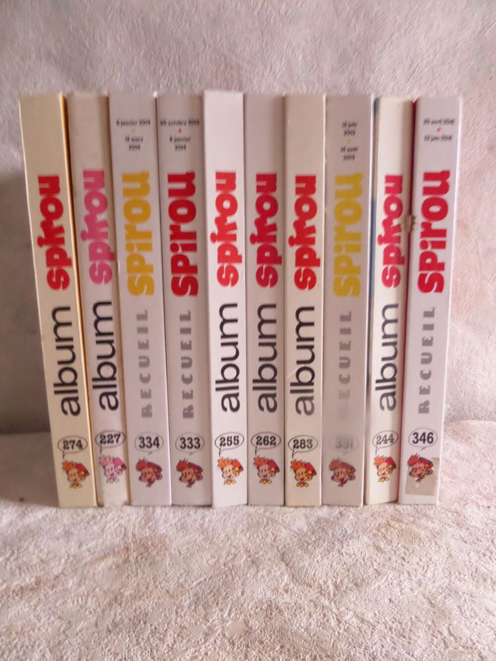 bandes dessin&eacute;es de SPIROU carton&eacute;es Livres et BD