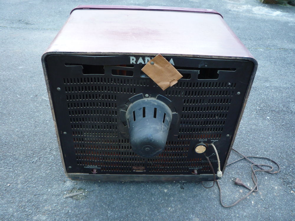 T&eacute;l&eacute;viseur/t&eacute;l&eacute;vision Radiola &agrave; lampe (G) 