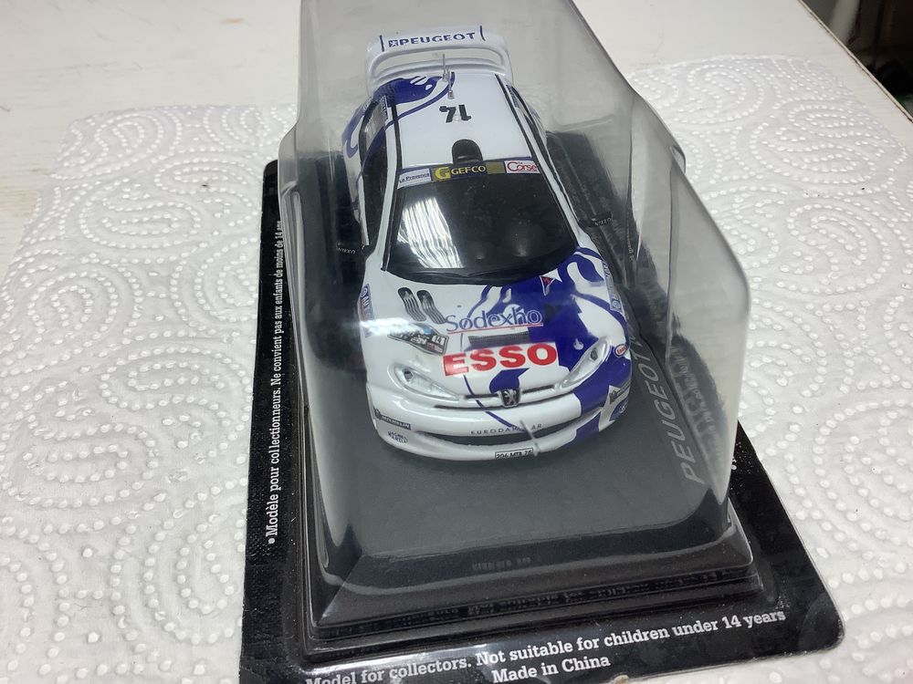 PEUGEOT 206 WRC CORSE 1999 1/43 voiture miniature 