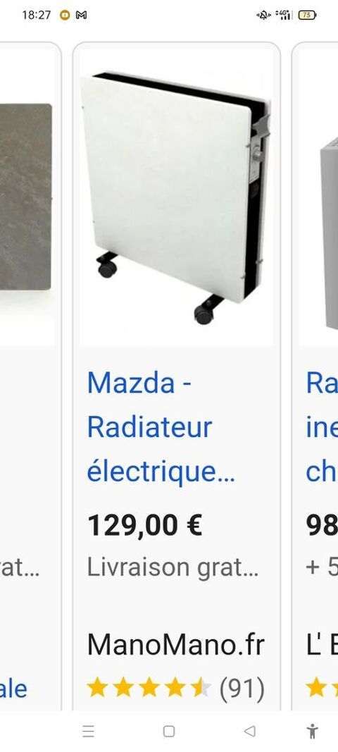 Radiateur � pierre mirida � inertie 90 Vichy (03)