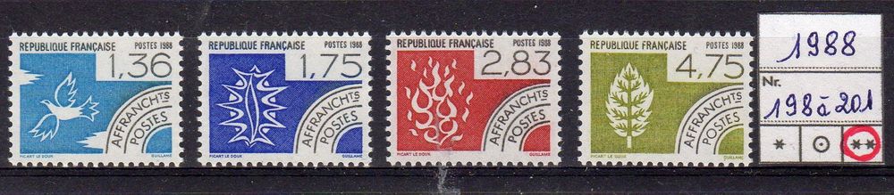 TIMBRES FRANCE 
PREOBLITERES
N** 