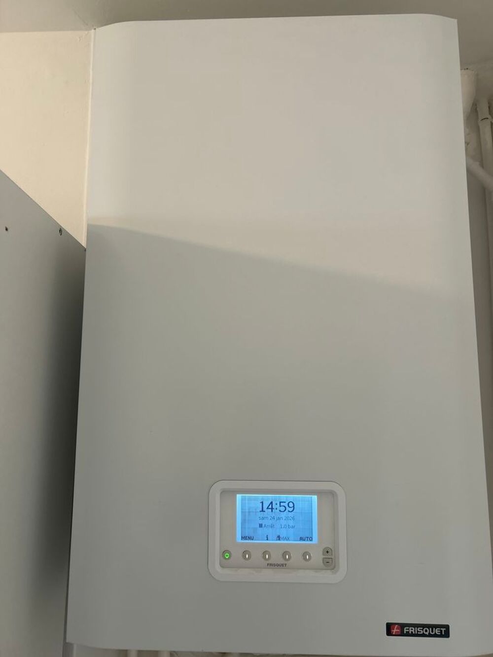 Chaudi&egrave;re FRISQUET &agrave; condensation ultra Luxe vantouse gaz Bricolage