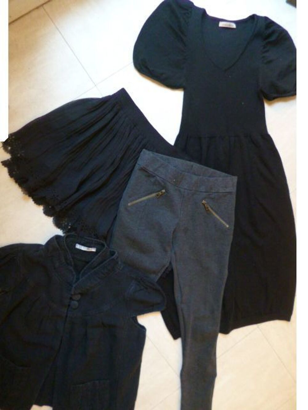 robe, pt blouson, jupe pliss&eacute;e, pantalon - S - SX - zoe Vêtements