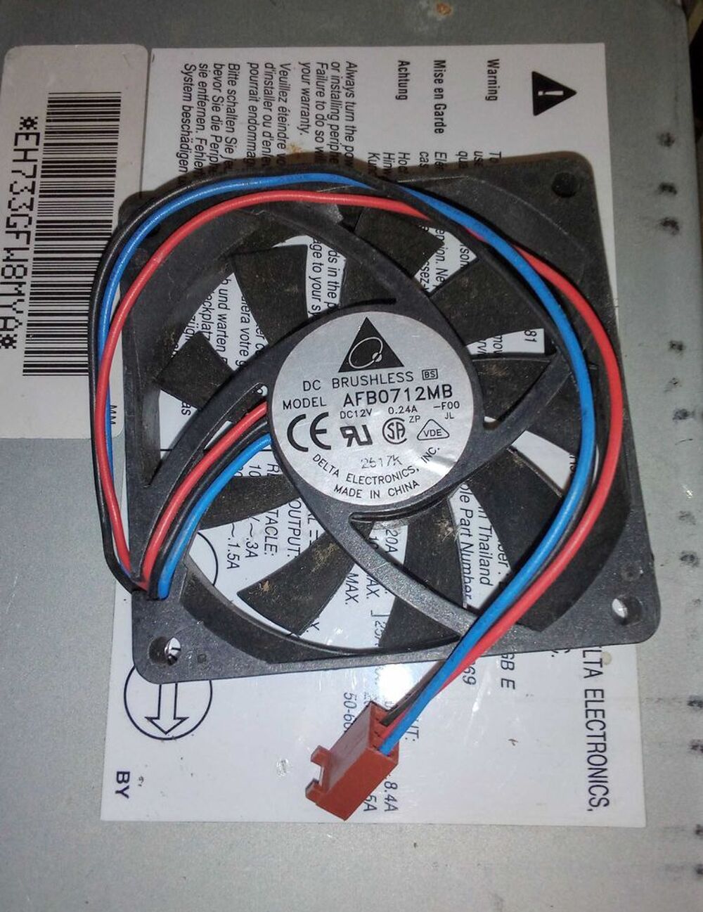ventilateur a cosse molex 12v Matériel informatique