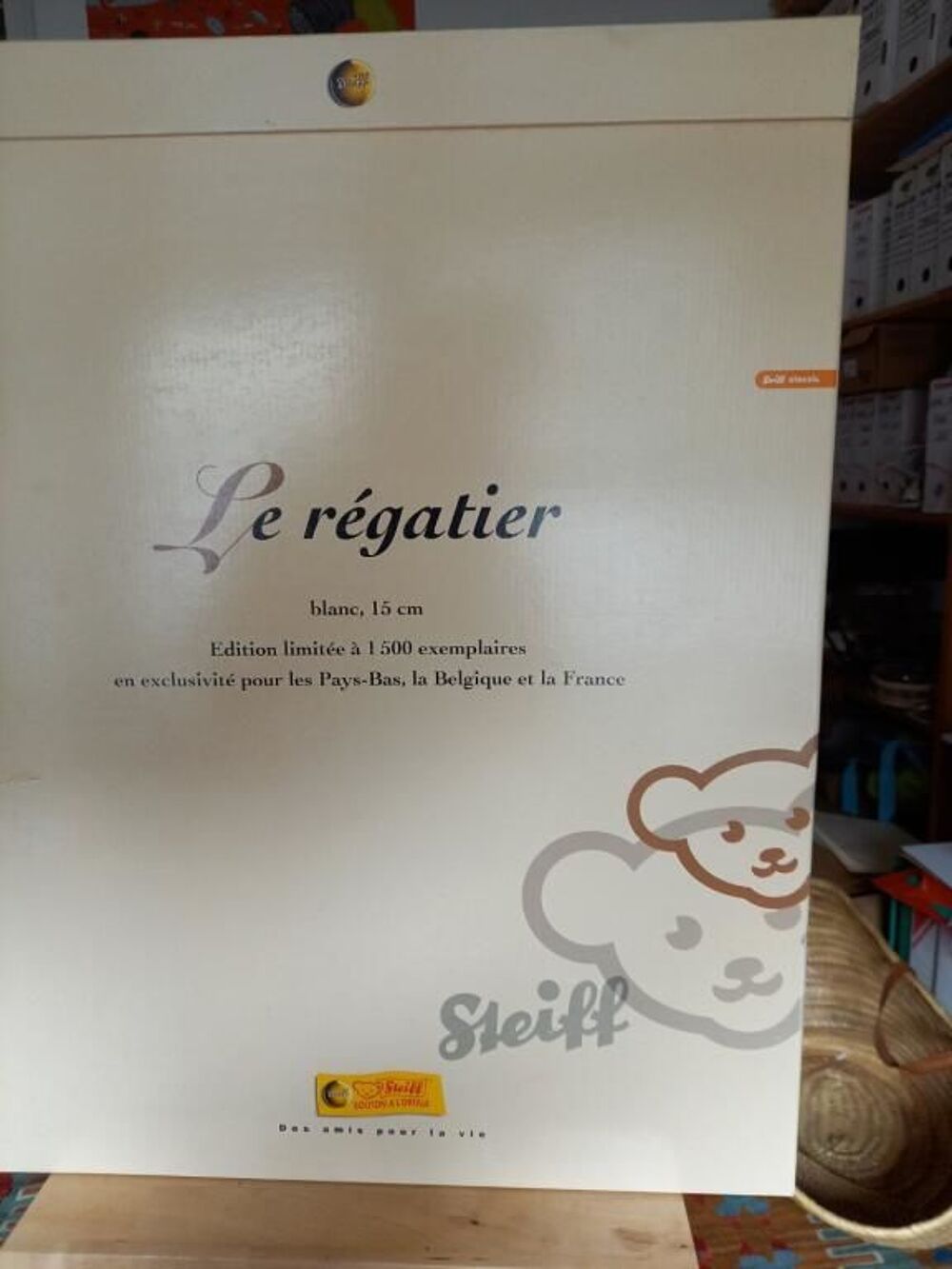 Steiff, Le r&eacute;gatier/767634, (ours et voilier) 