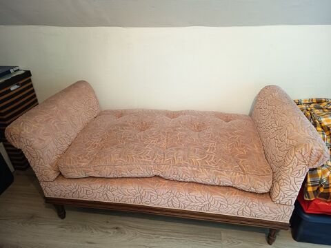Méridienne tissu rose à motifs 200 Cormontreuil (51)