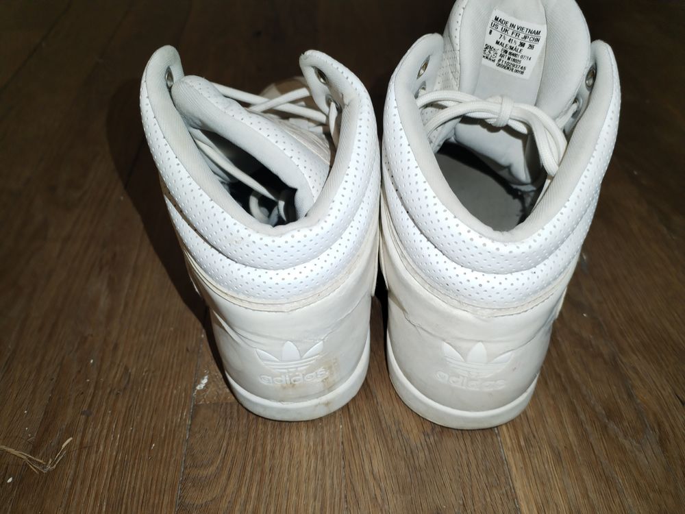 Baskets ADIDAS montante blanche (Taille 41.5) Chaussures
