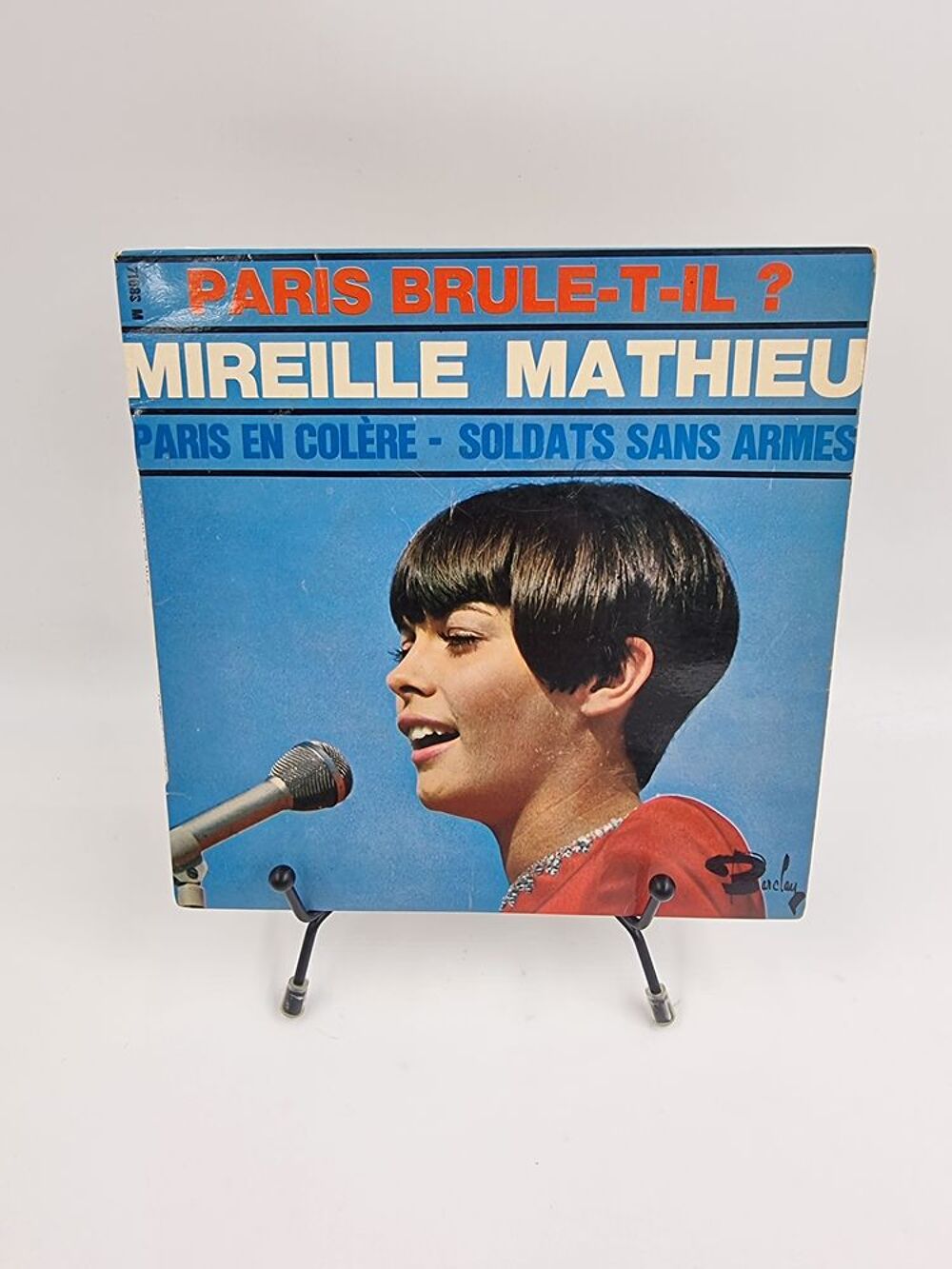 Vinyle 45 tours Mireille Mathieu : Paris Br&ucirc;le-t-il ? CD et vinyles