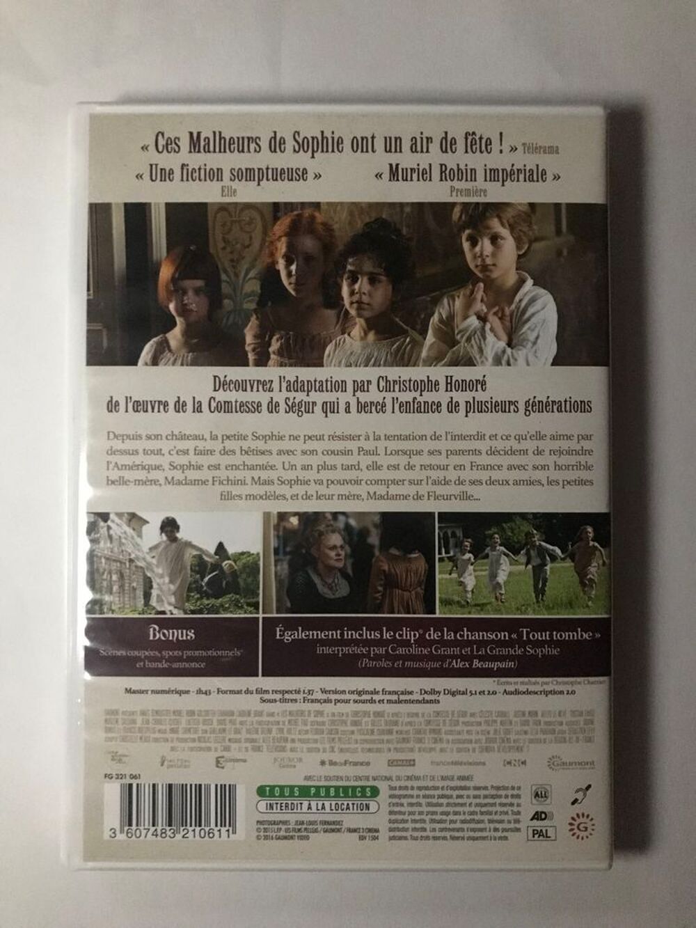 DVD Les malheurs de Sophie DVD et blu-ray