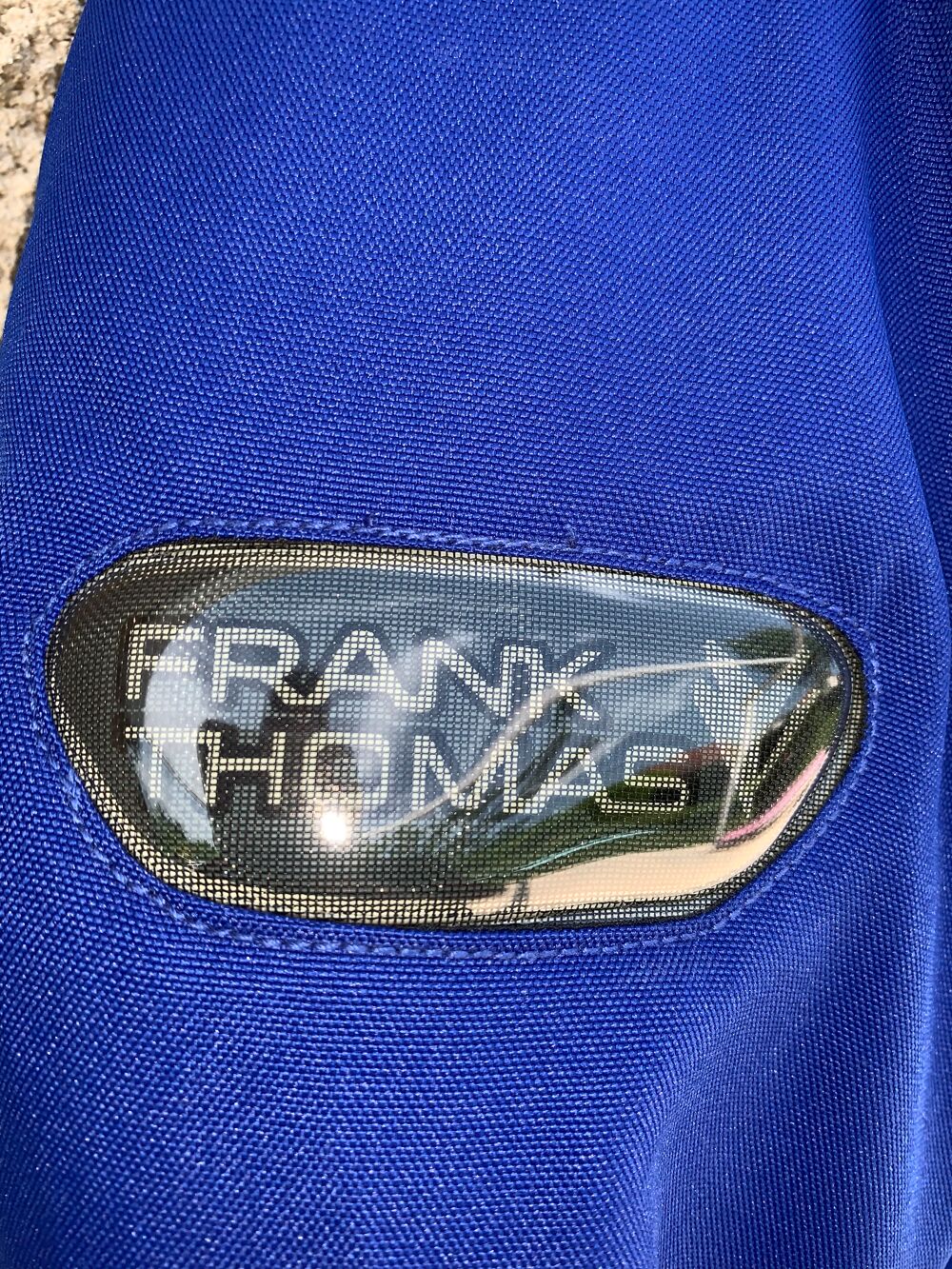 Blouson moto femme taille 40 bleu Franck Thomas Vtements