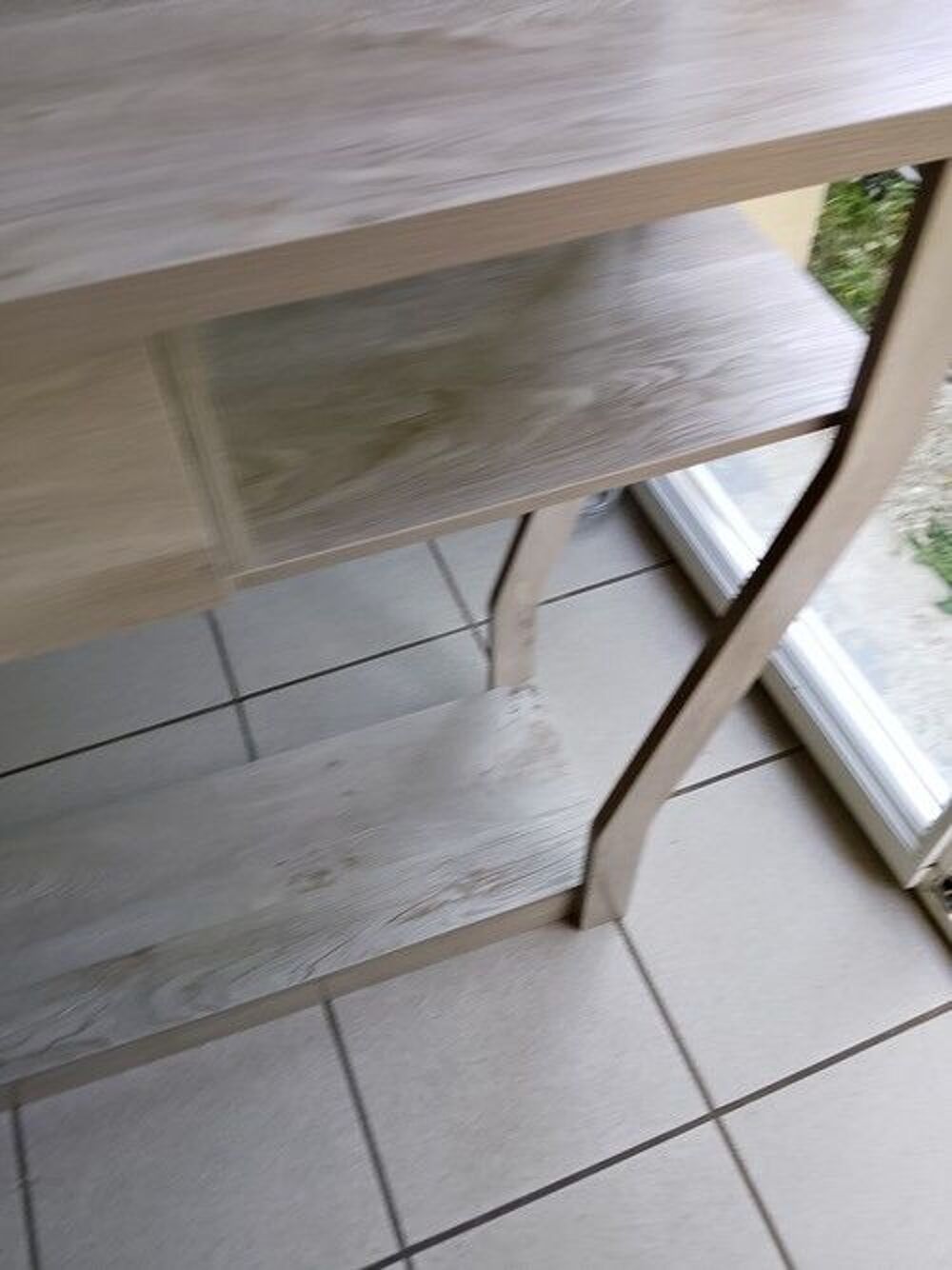console bois gris Meubles