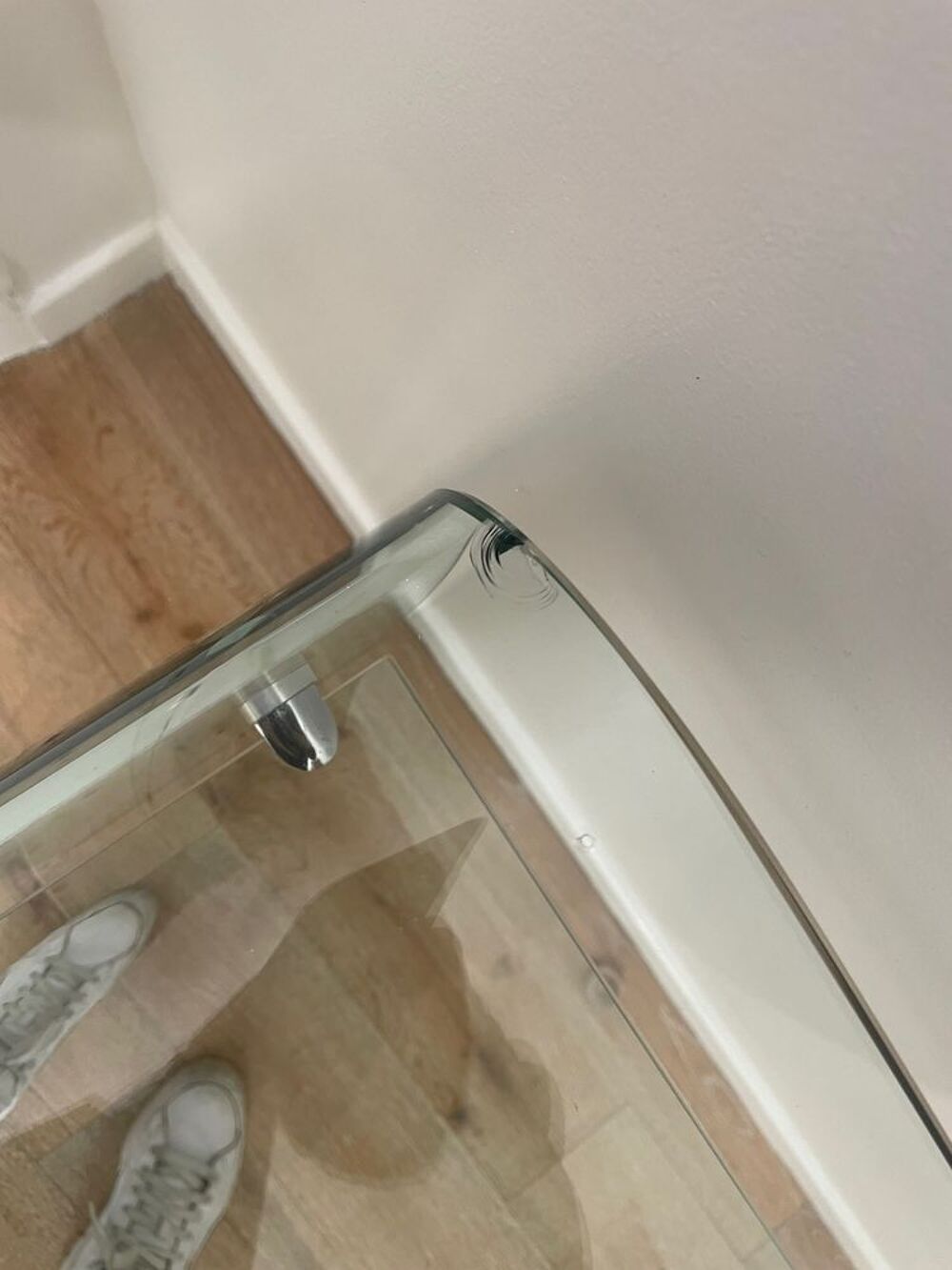 CONSOLE EN VERRE TREMP&Eacute; PIETRA Meubles